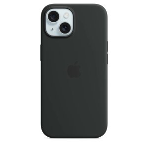 Husa Originala Apple din Silicon pentru iPhone 15, Black