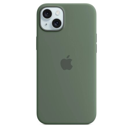 Husa Originala Apple din Silicon pentru iPhone 15 Plus, Cypress