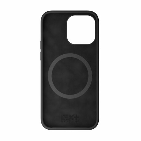 Husa Next One pentru iPhone 14 Pro Max, Silicon, MagSafe, Black
