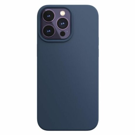 Husa Next One pentru iPhone 14 Pro, Silicon, MagSafe, Royal Blue