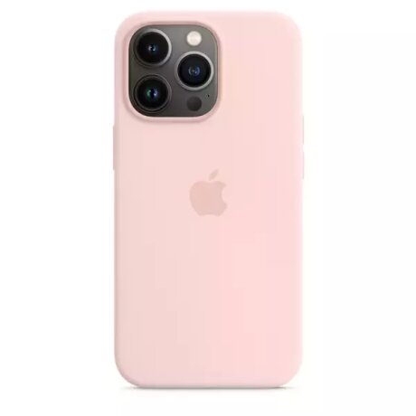 Husa Originala Apple din Silicon pentru iPhone 13 Pro, Chalk Pink New