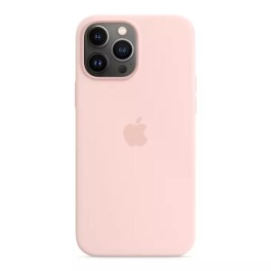 Husa Originala Apple din Silicon, pentru iPhone 13 Pro Max, Chalk Pink New
